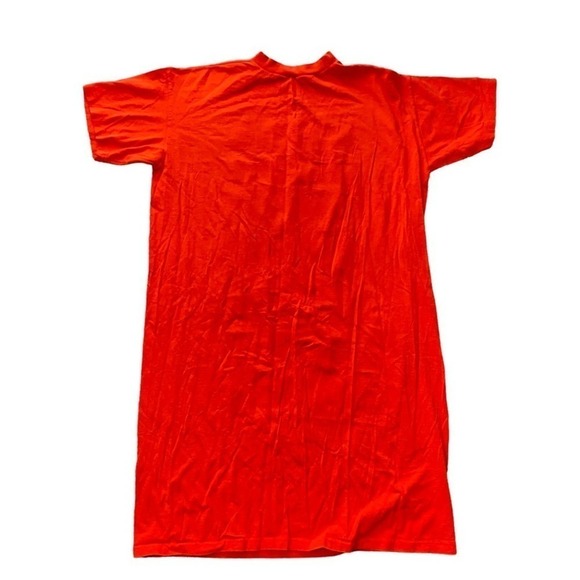 Vintage single stitch jingle all the way red sleepshirt christmas jammy dress - Picture 4 of 7